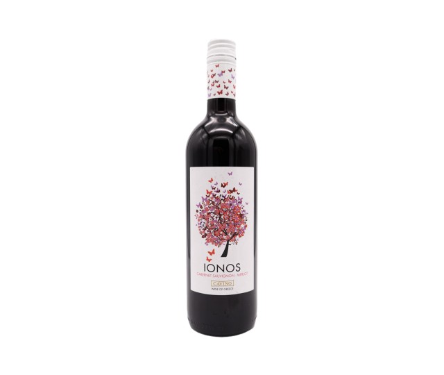 Ionos griechischer Rotwein Merlot 750ml 12% vol
