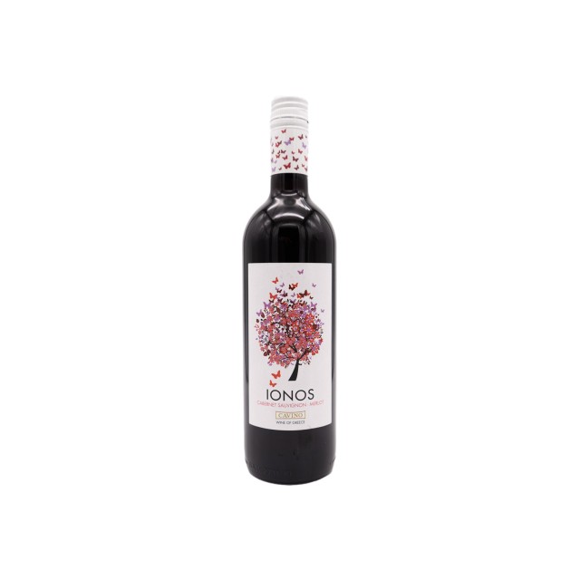 Ionos greek red wine Merlot 750ml 12% vol