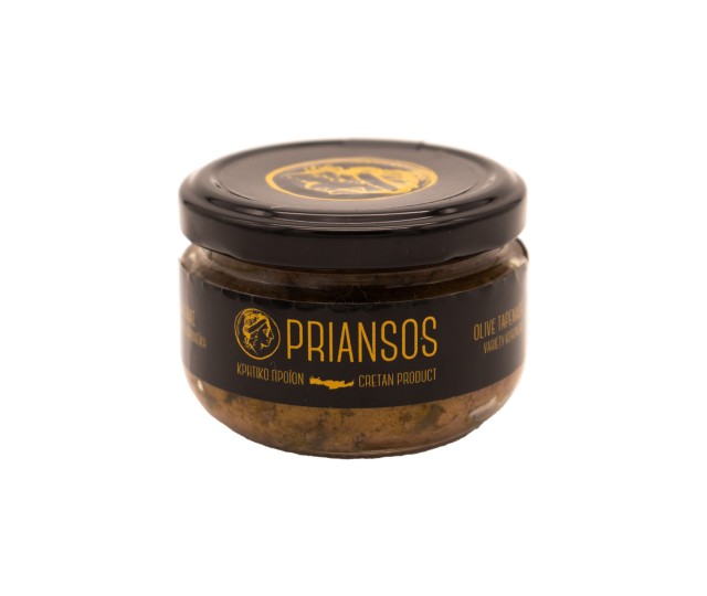 Priansos Oliventapenade mit Zitrone, Oregano, Thymian und Pfeffer 100g