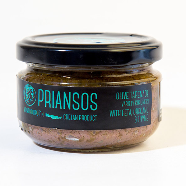 Priansos Olive Tapenade with Feta, Oregano and Thyme 100g