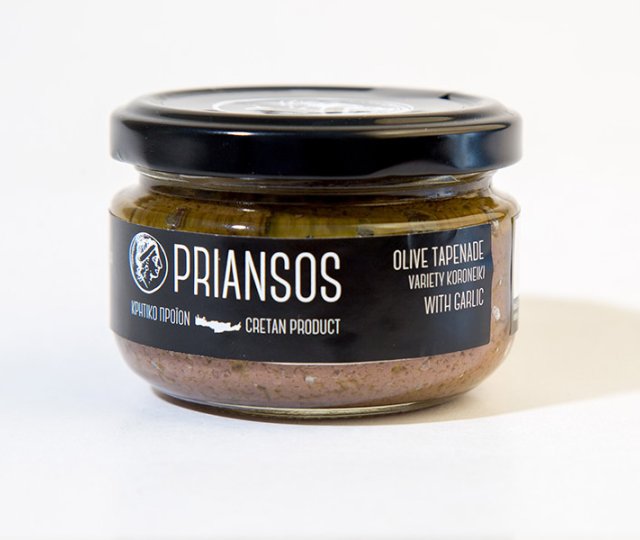 Priansos Olive Tapenade with Garlic 100g
